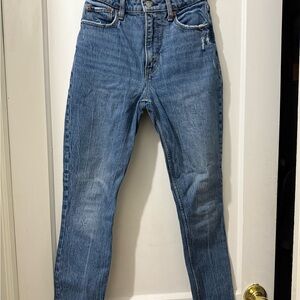 Abercrombie & Fitch High Rise Blue Jeans CURVE LOVE